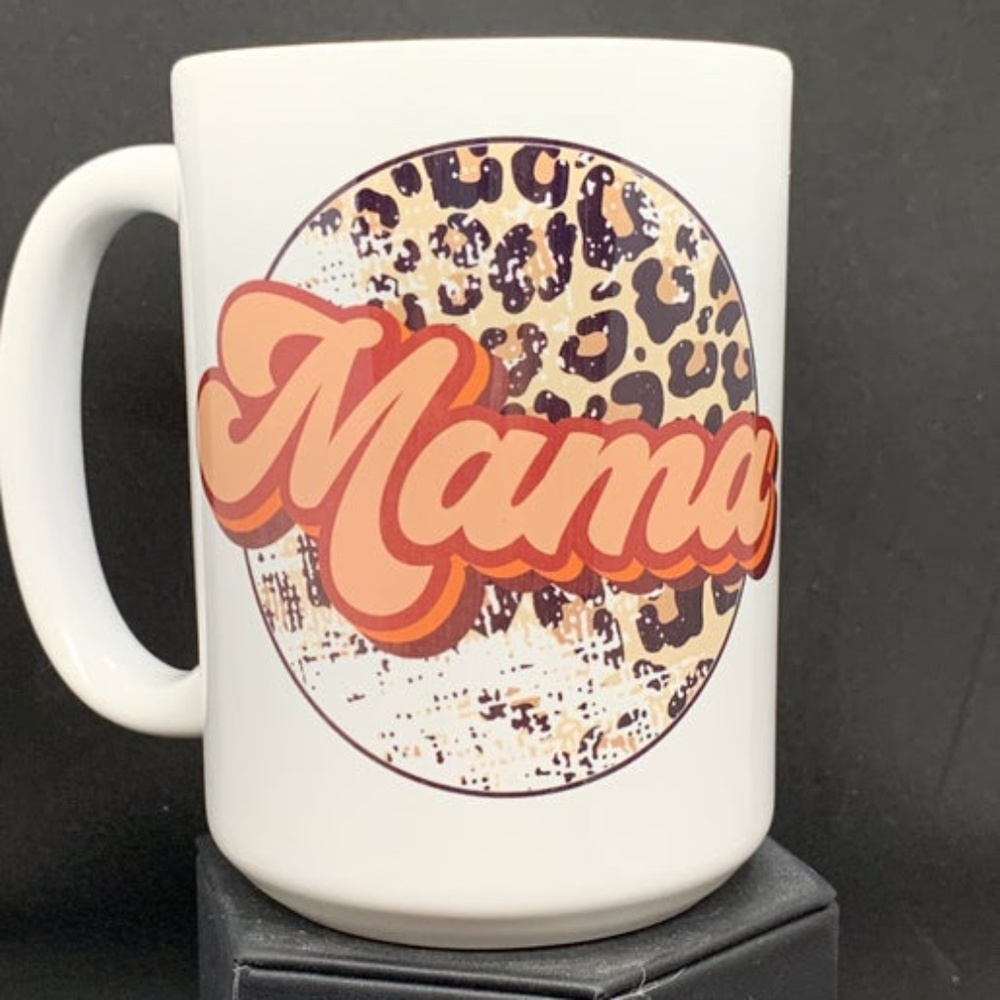 Distressed Mama 15 Oz Mug - NEW WITH TAGS